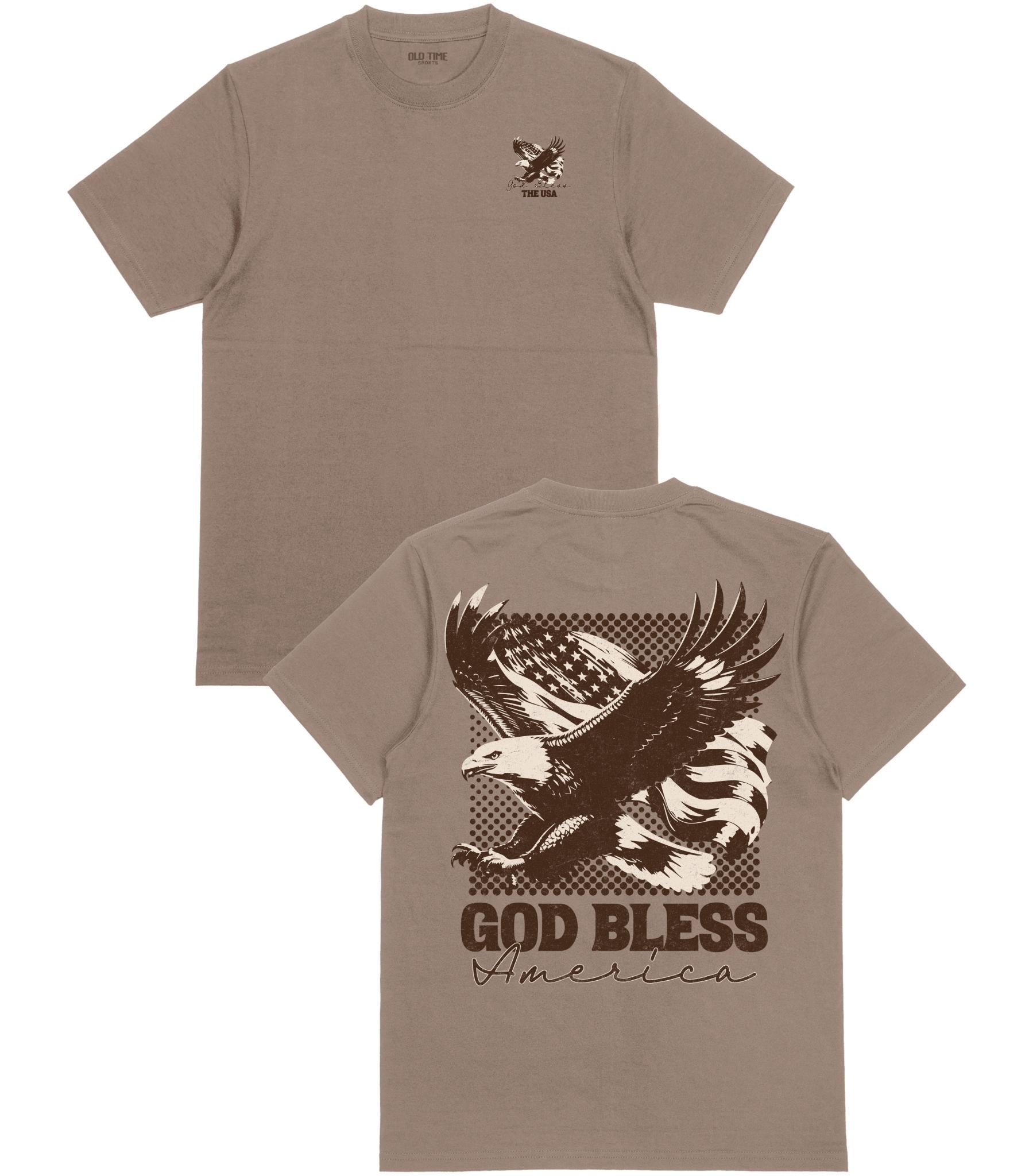 God Bless America T-Shirt - Old Time Sports