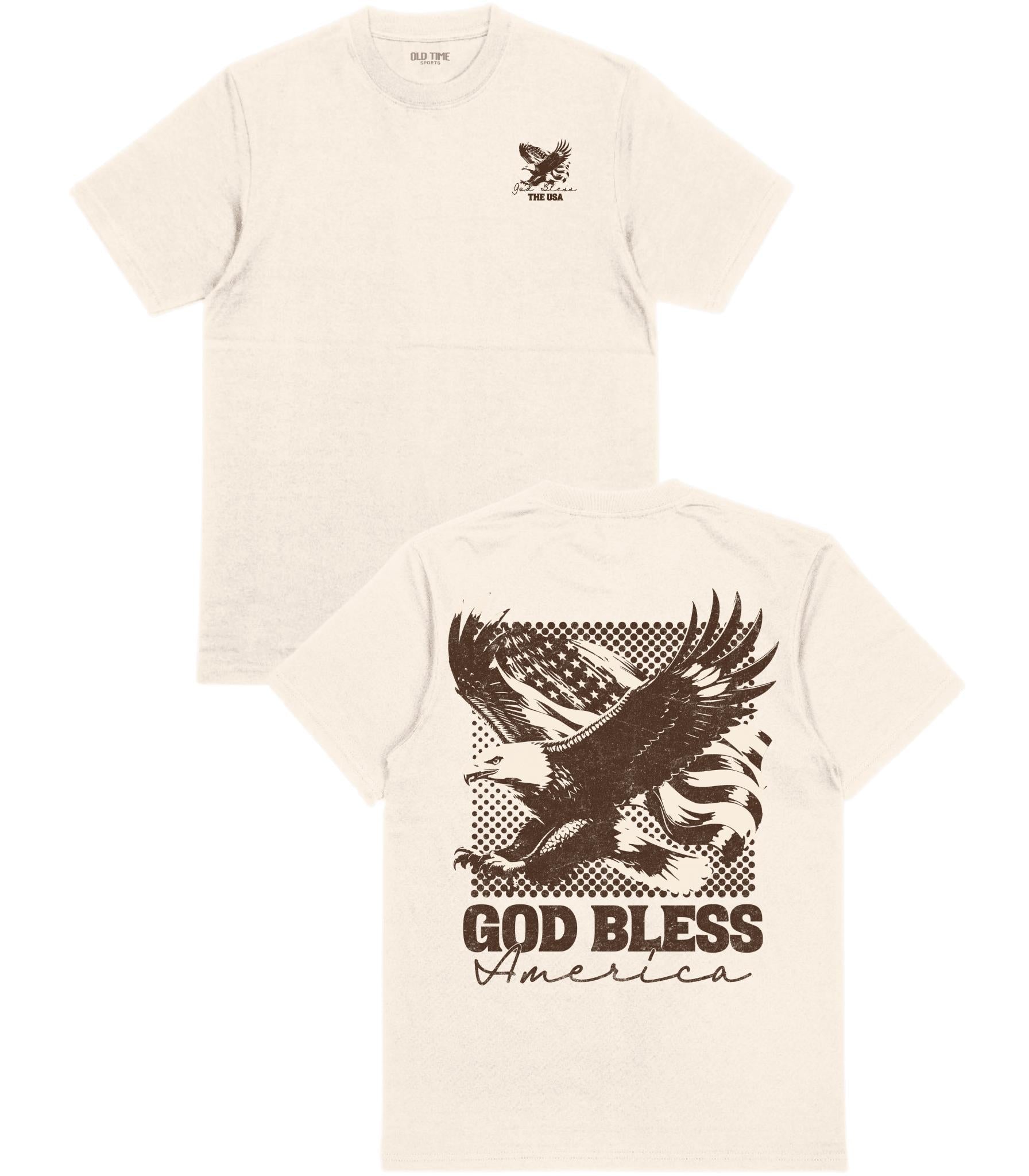 God Bless America T-Shirt - Old Time Sports