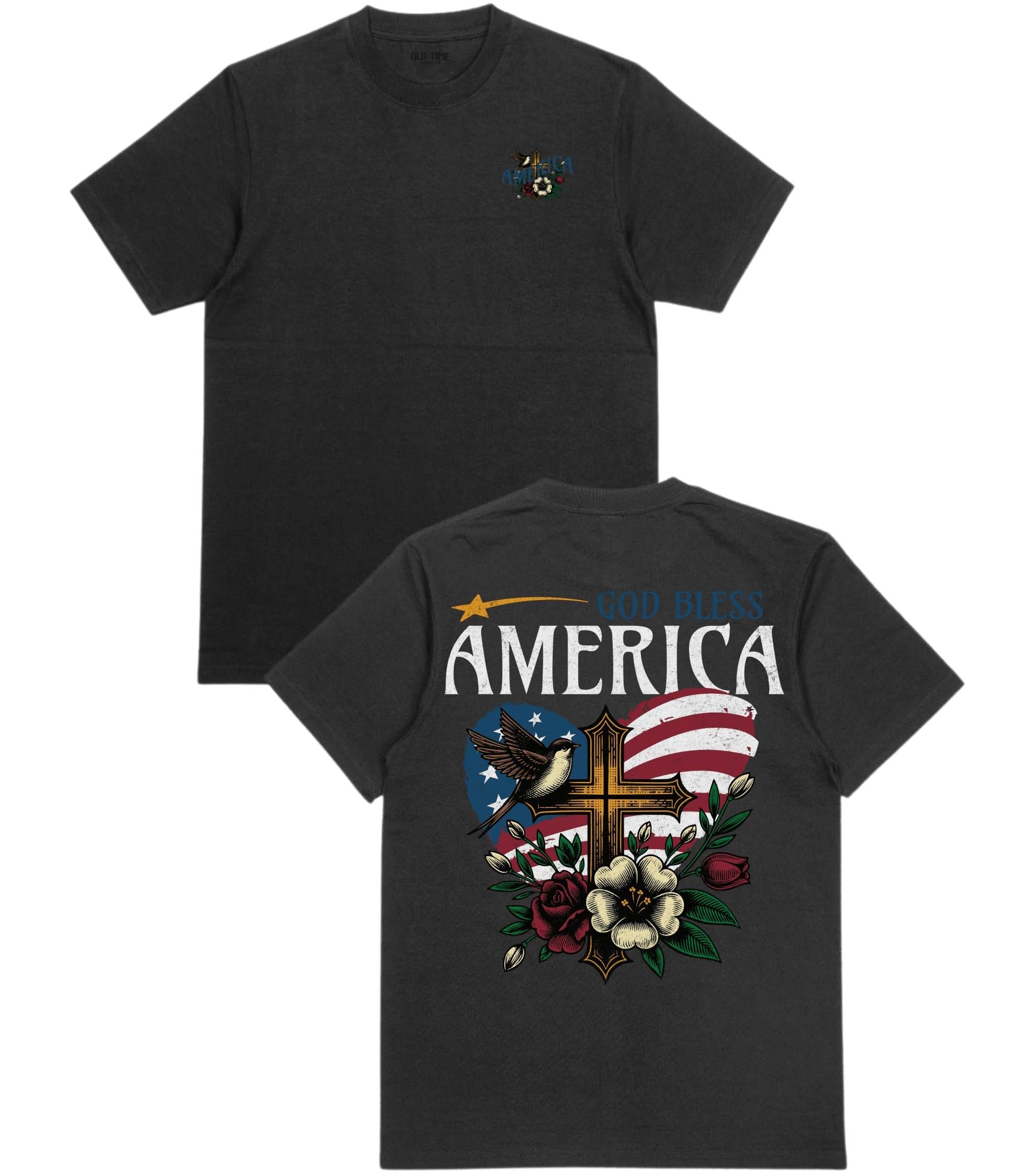 God & Country T-Shirt - Old Time Sports