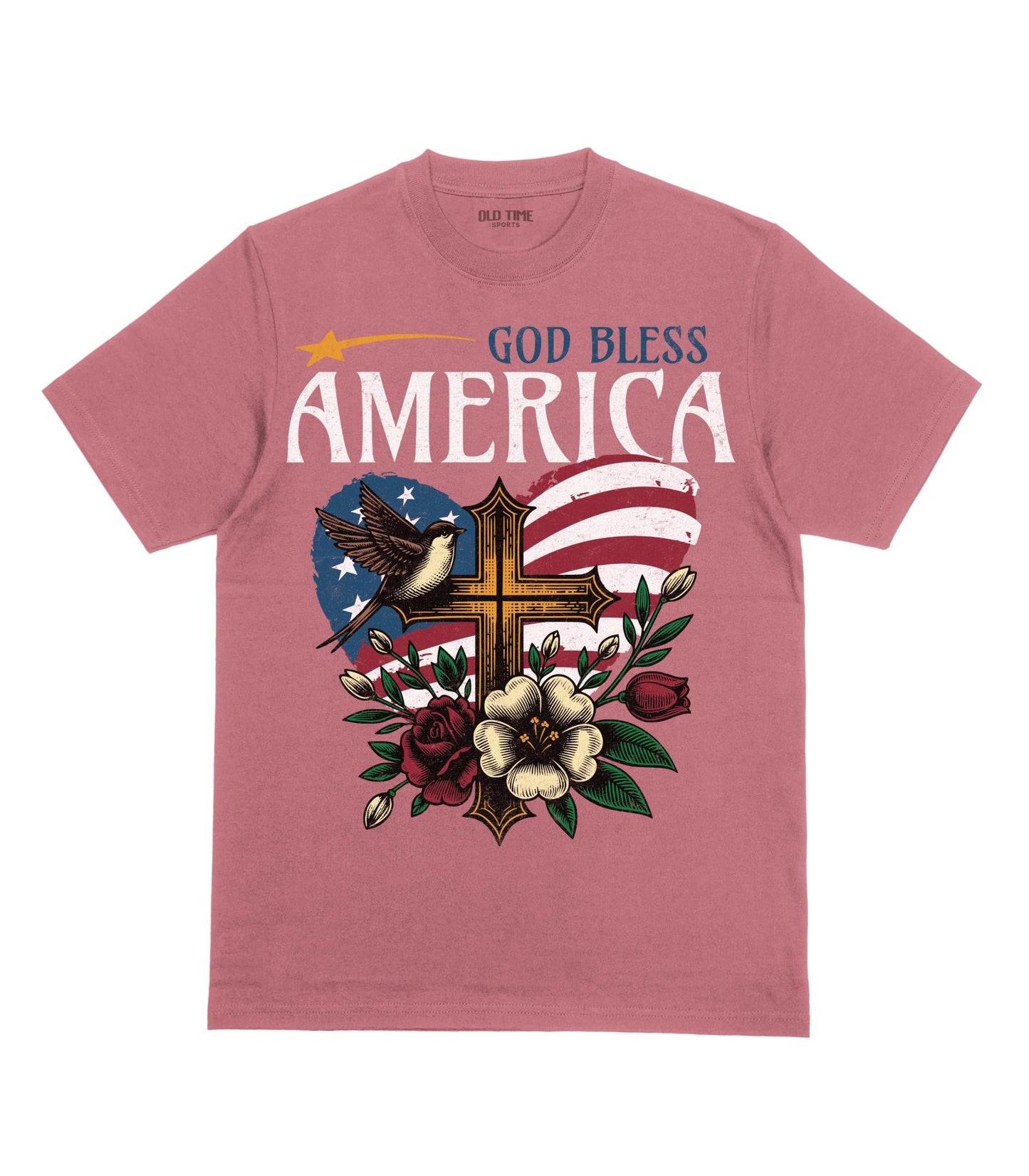 God & Country v2 T-Shirt - Old Time Sports