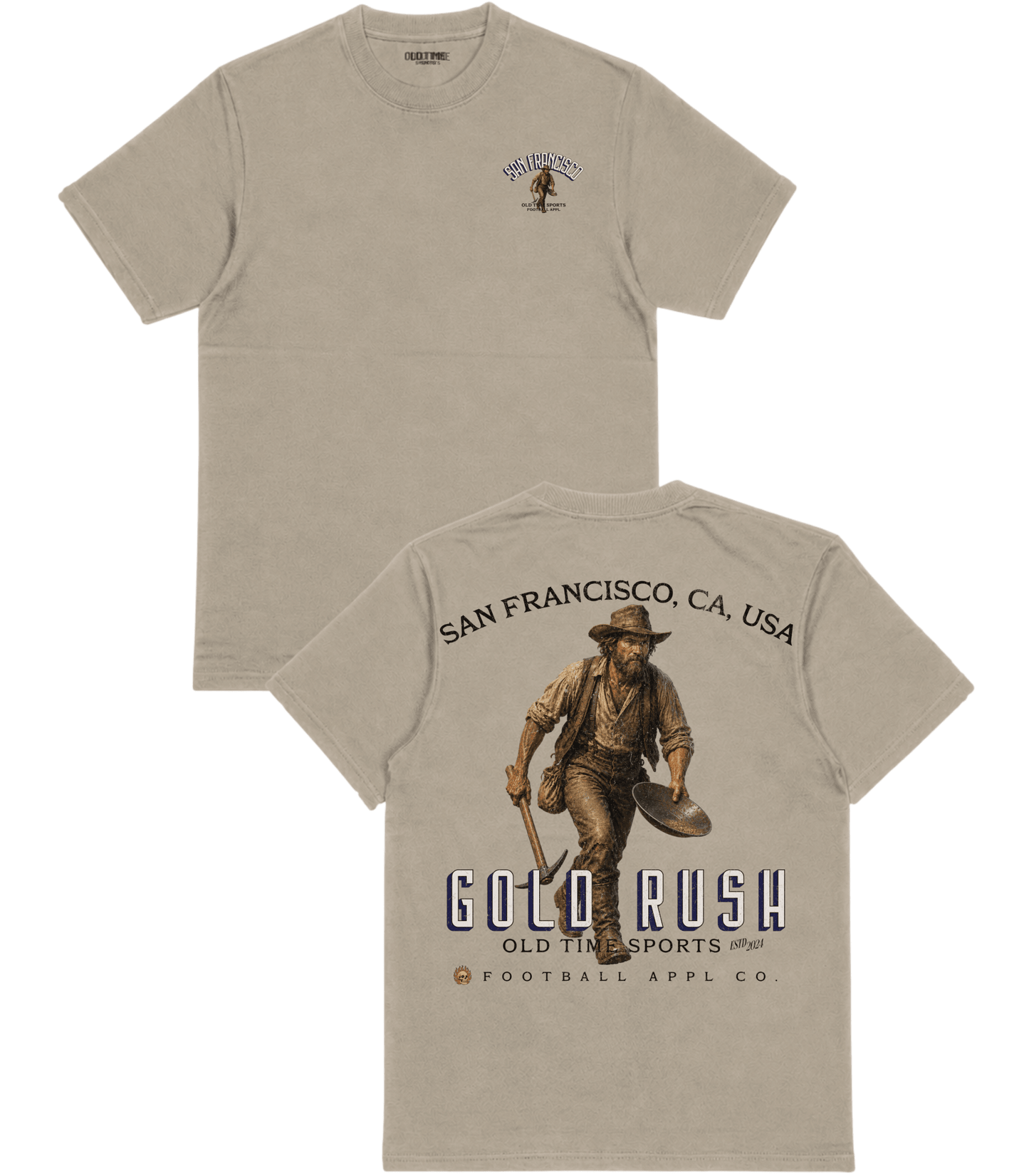 Gold Rush T-Shirt - Old Time Sports