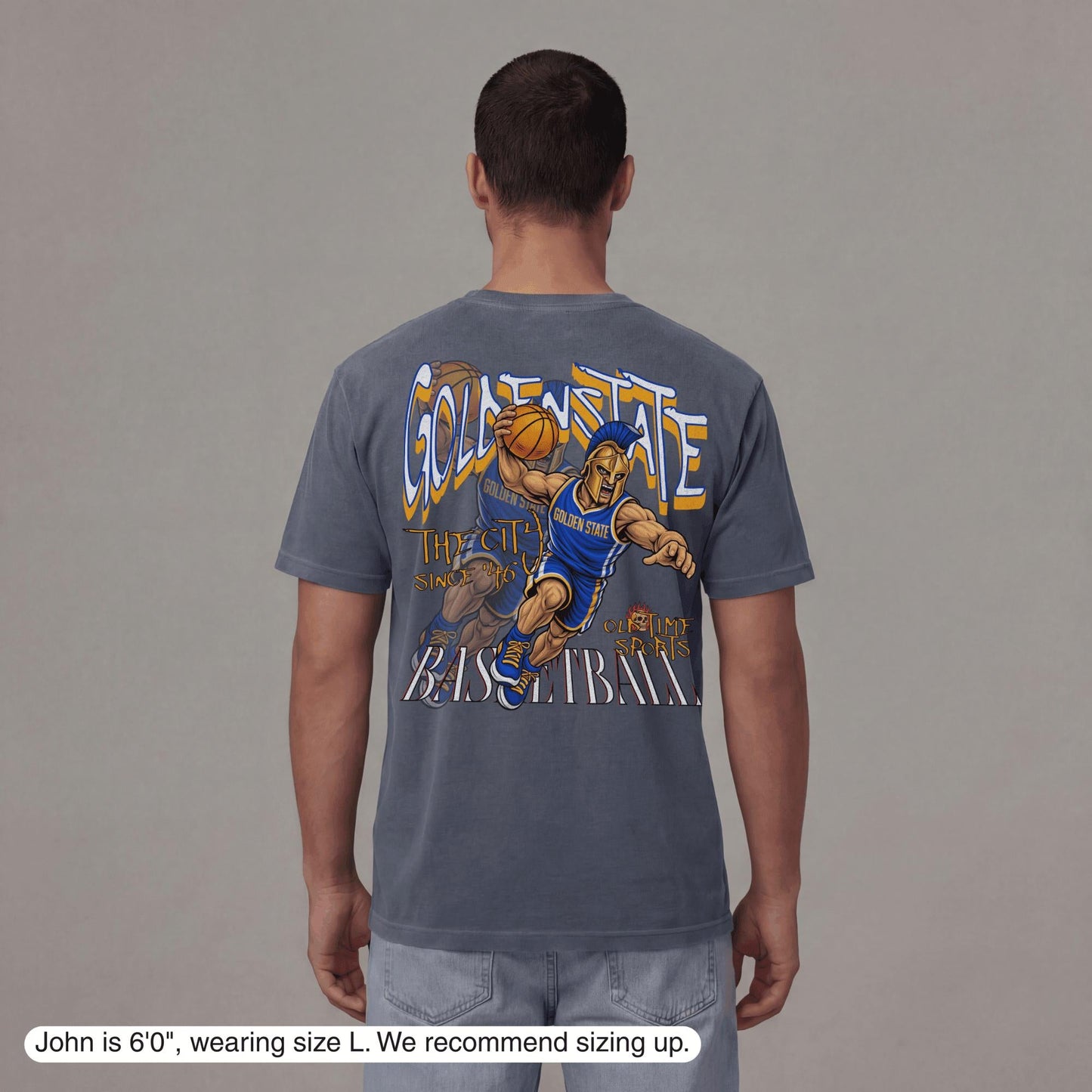 Golden State Dunkman T-Shirt - Old Time Sports