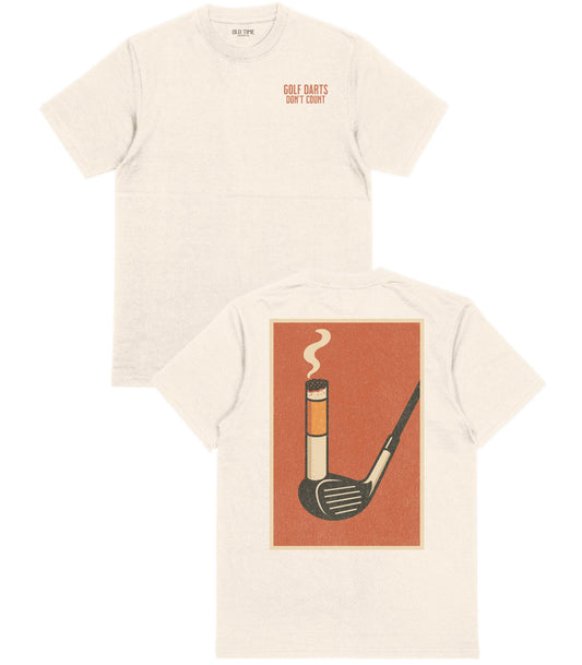 Golf Darts Don't Count v2 T-Shirt - Old Time Sports