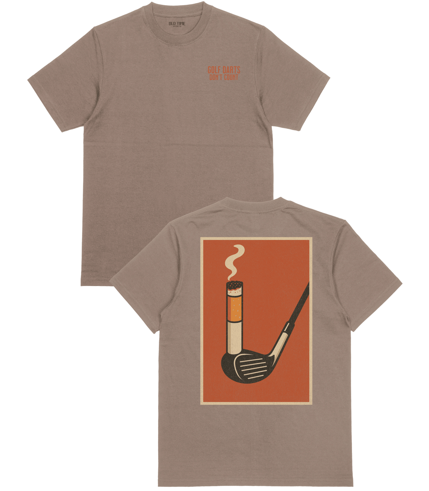 Golf Darts Don't Count v2 T-Shirt - Old Time Sports