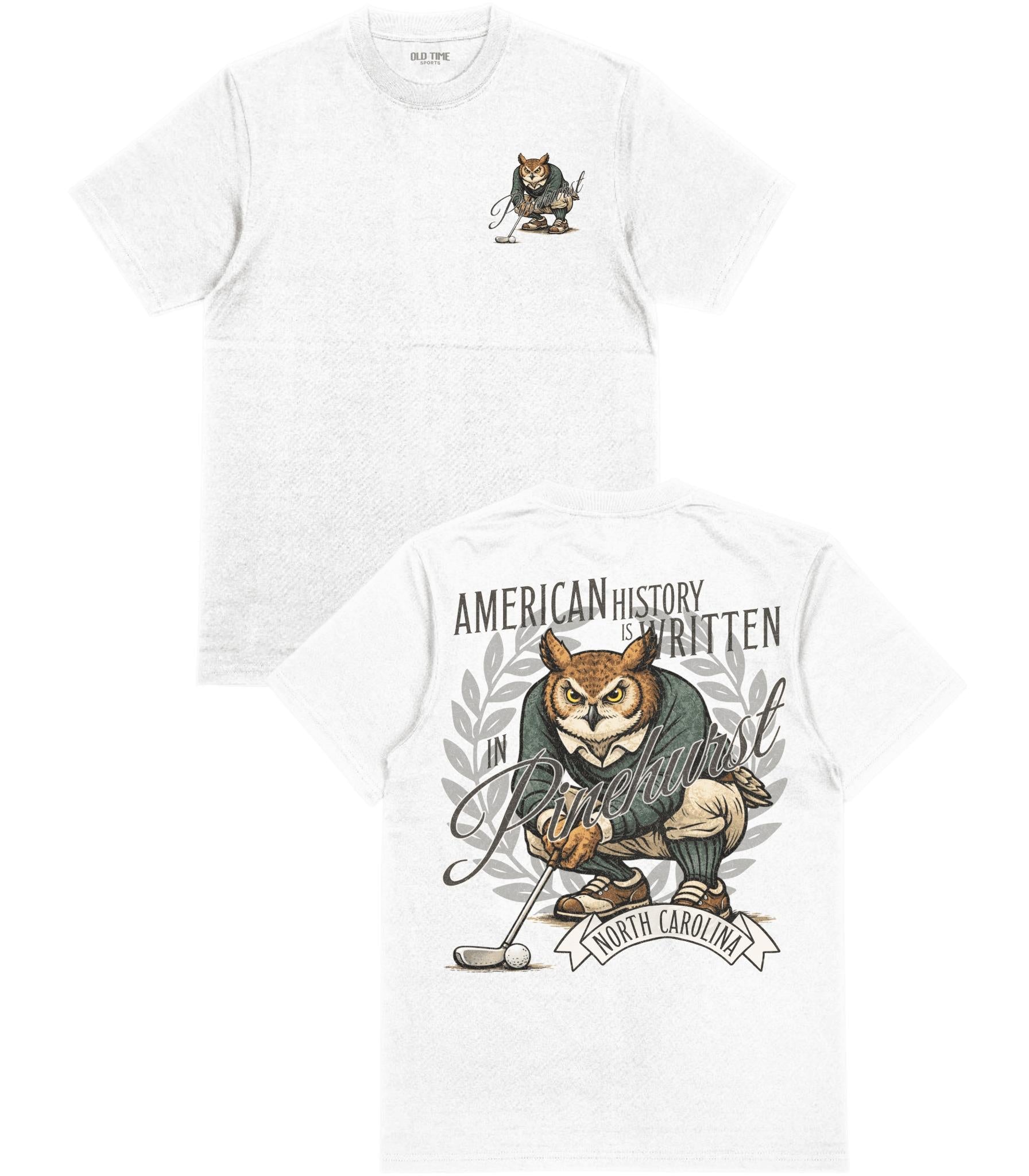 Golf In Pinehurst T-Shirt - Old Time Sports