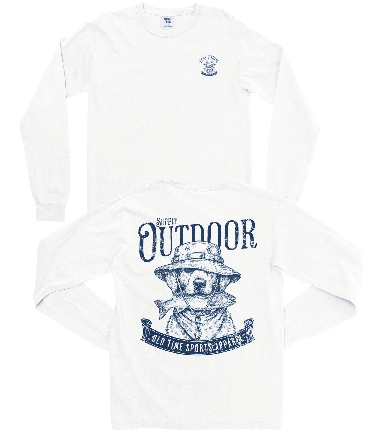 Gone Fishing Long-Sleeve Tee - Old Time Sports