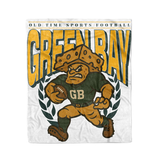 Green Bay Football 50x60in Fleece Blanket - Old Time Sports