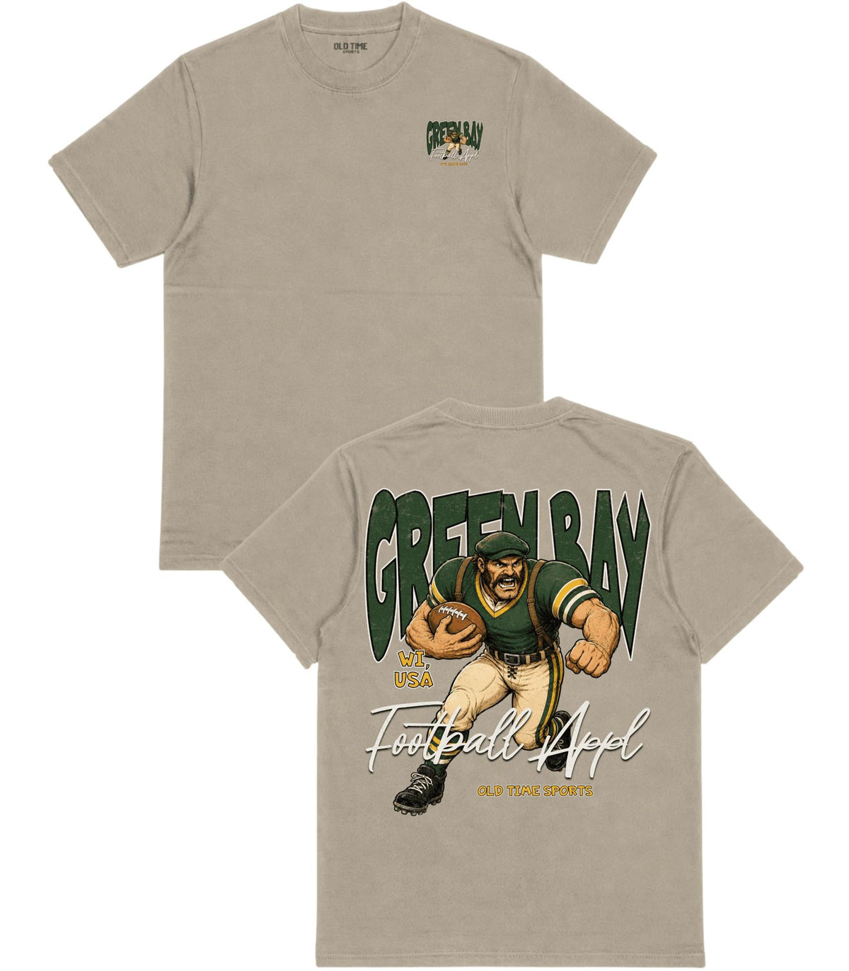 Green Bay Football Appl. T-Shirt - Old Time Sports