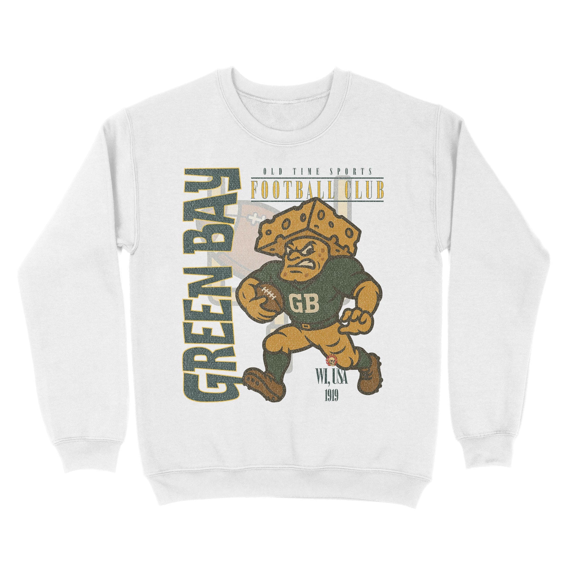 Green Bay Football Basic Crewneck - Old Time Sports
