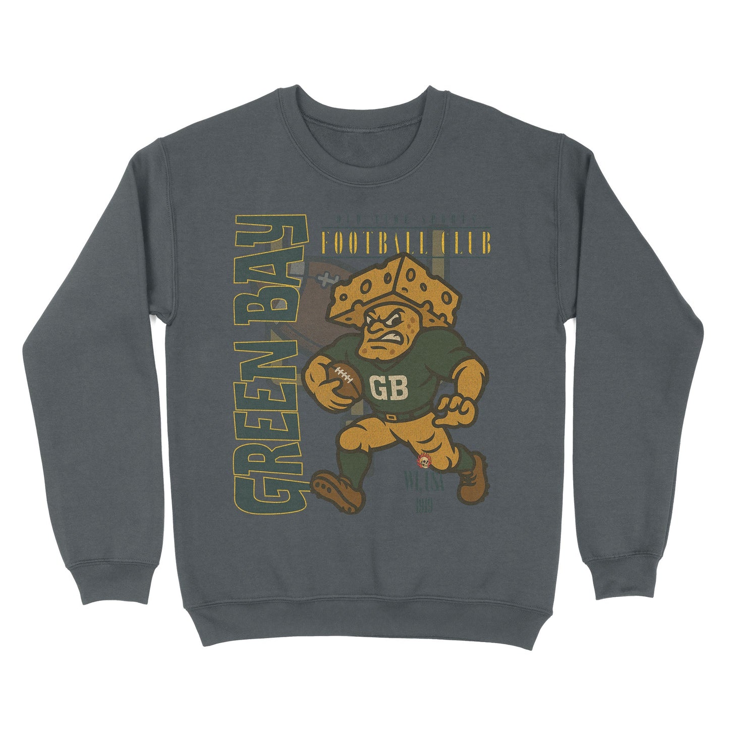 Green Bay Football Basic Crewneck - Old Time Sports