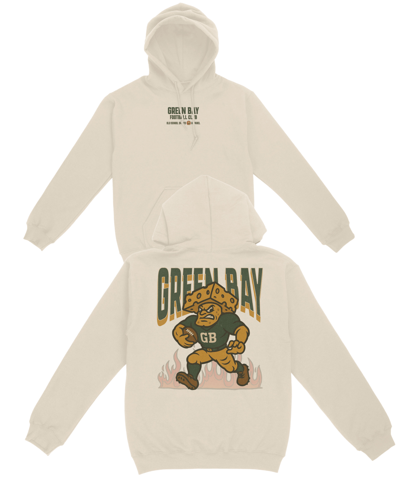 Green Bay Football Club Basic Hoodie - Old Time Sports