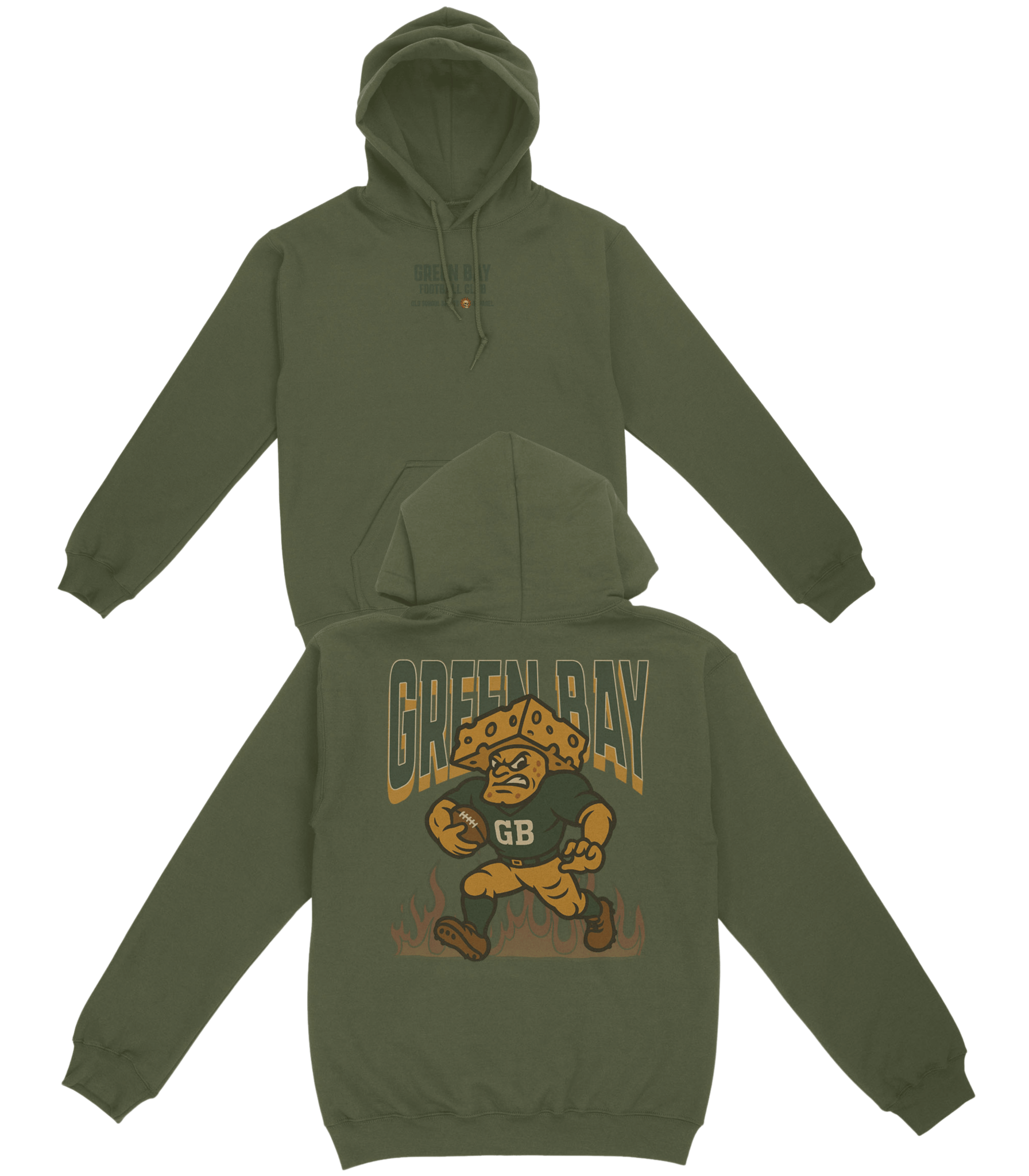 Green Bay Football Club Basic Hoodie - Old Time Sports
