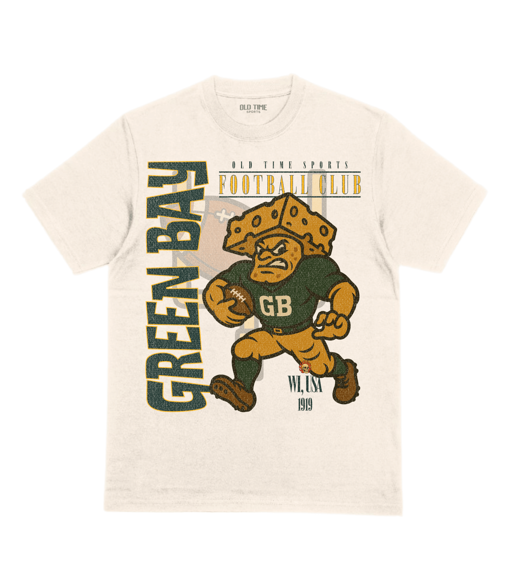 Green Bay Football v2 T-Shirt - Old Time Sports