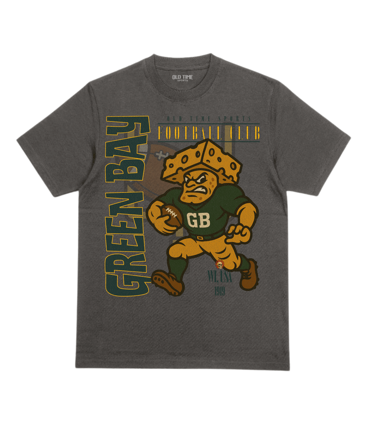 Green Bay Football v2 T-Shirt - Old Time Sports