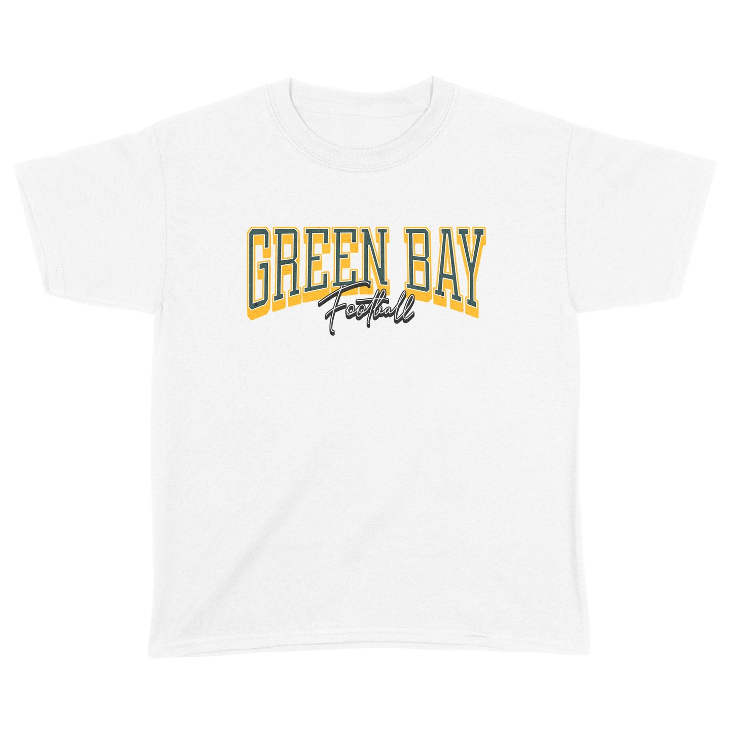 Green Bay Football v2 YOUTH T-Shirt - Old Time Sports