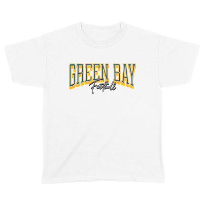 Green Bay Football v2 YOUTH T-Shirt - Old Time Sports