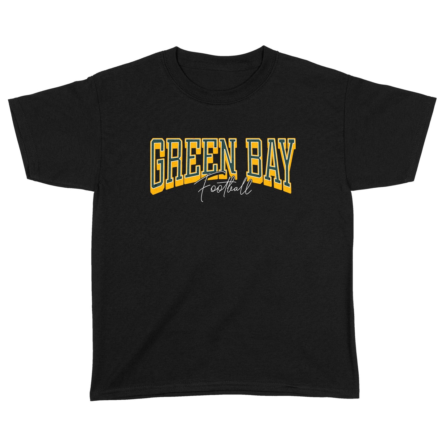 Green Bay Football v2 YOUTH T-Shirt - Old Time Sports