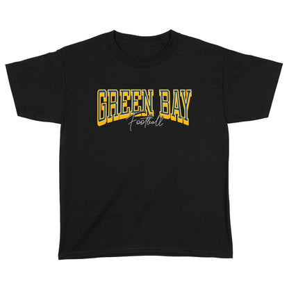 Green Bay Football v2 YOUTH T-Shirt - Old Time Sports