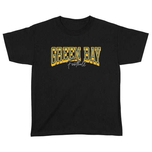 Green Bay Football v2 YOUTH T-Shirt - Old Time Sports