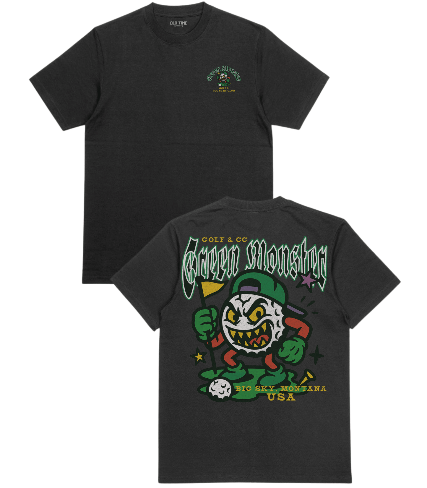 Green Monster G&CC T-Shirt - Old Time Sports