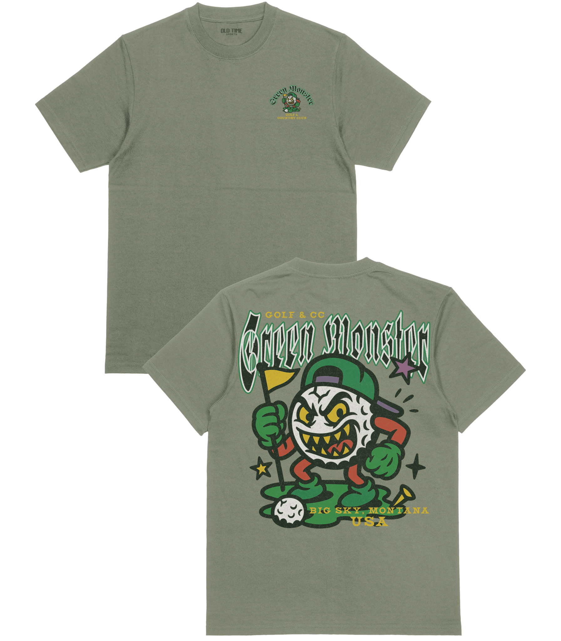 Green Monster G&CC T-Shirt - Old Time Sports