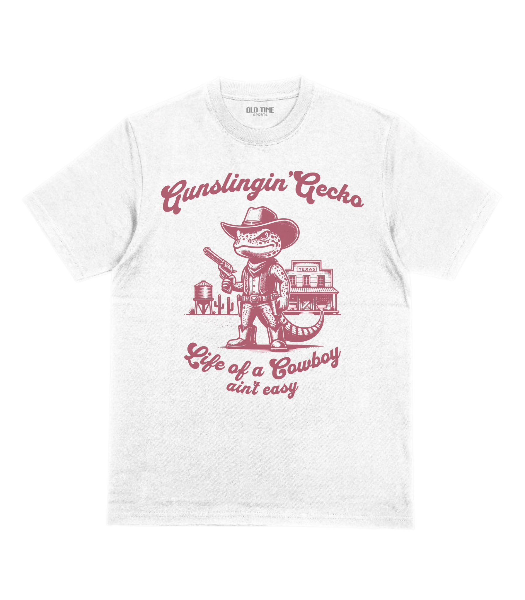 Gunslingin' Gecko T-Shirt - Old Time Sports