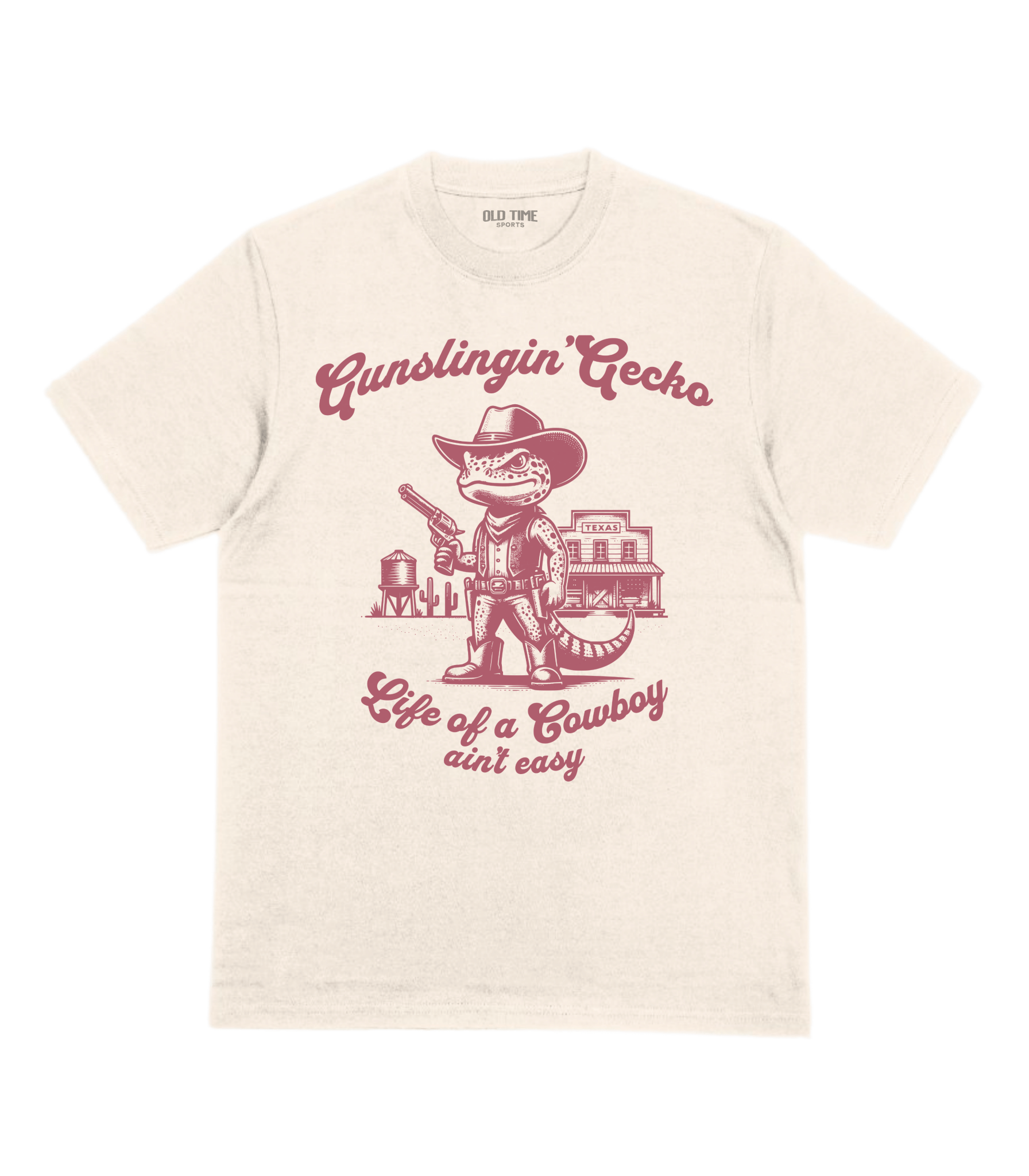Gunslingin' Gecko T-Shirt - Old Time Sports