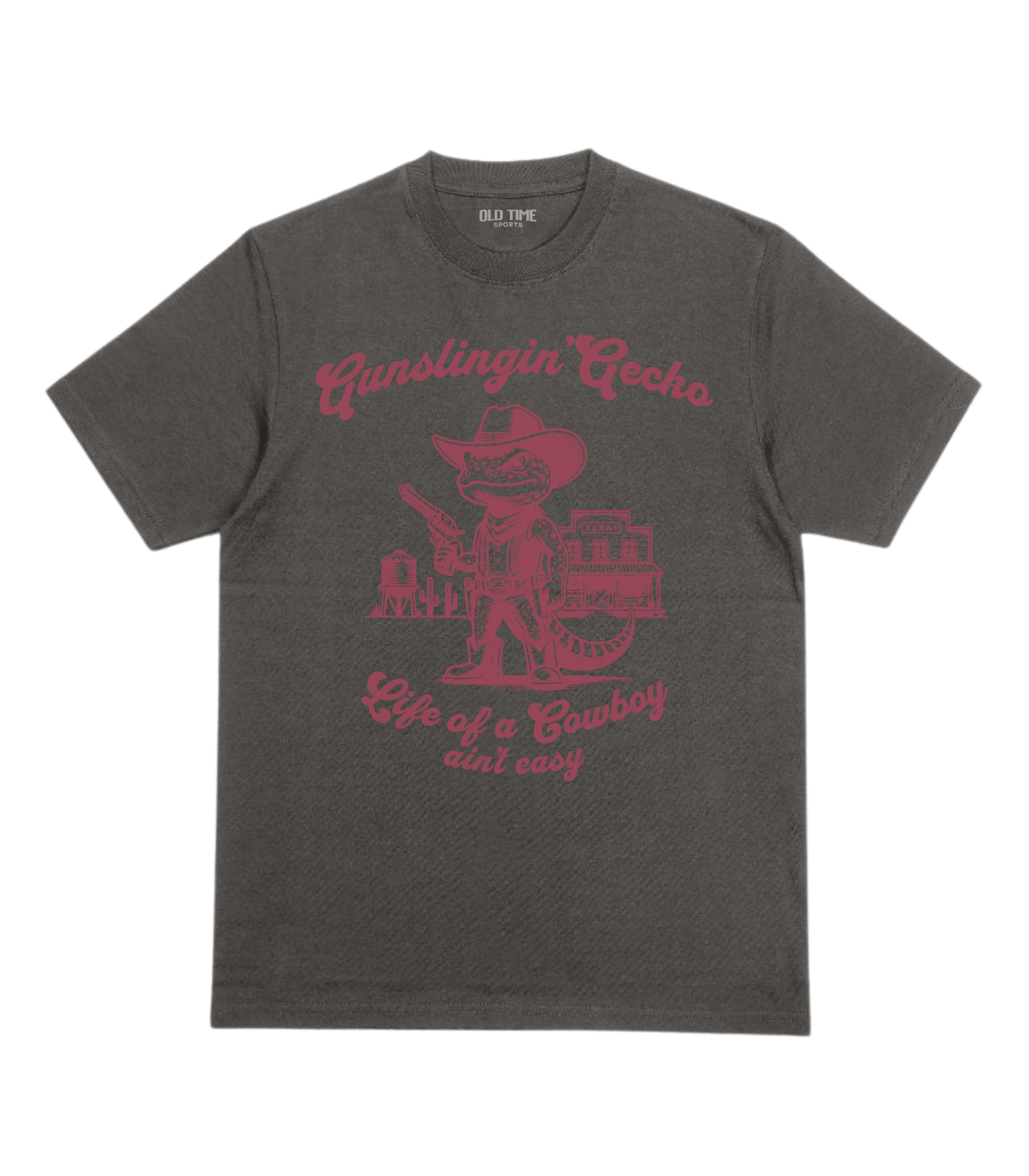 Gunslingin' Gecko T-Shirt - Old Time Sports