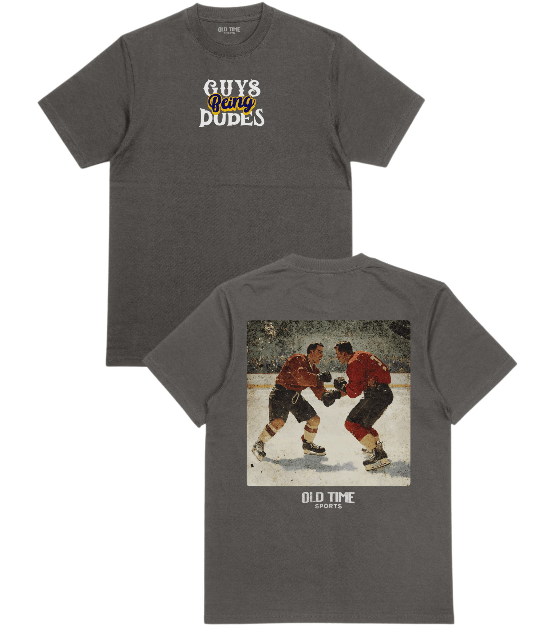 Guys Being Dudes T-Shirt - Old Time Sports