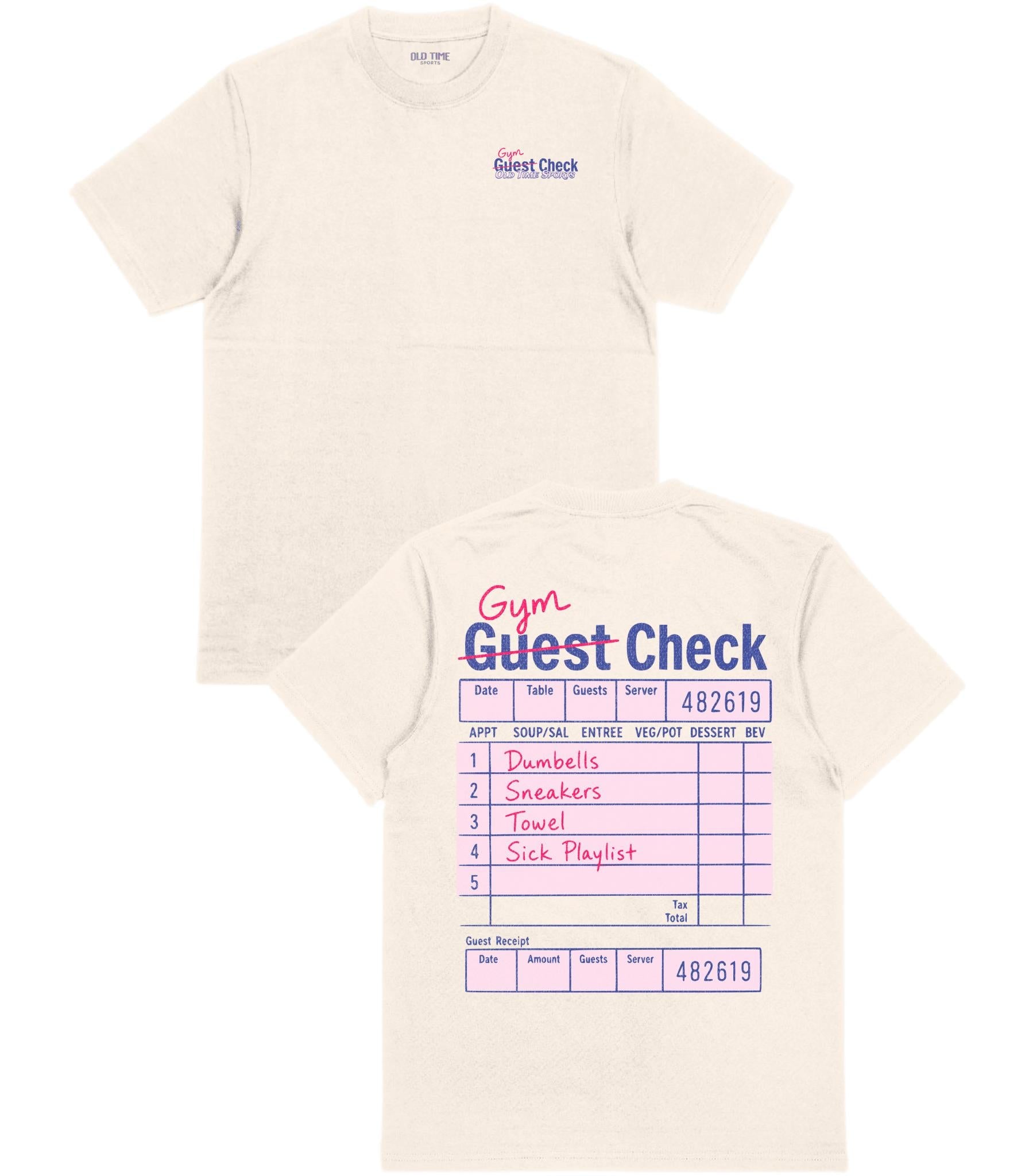 Gym Check T-Shirt - Old Time Sports