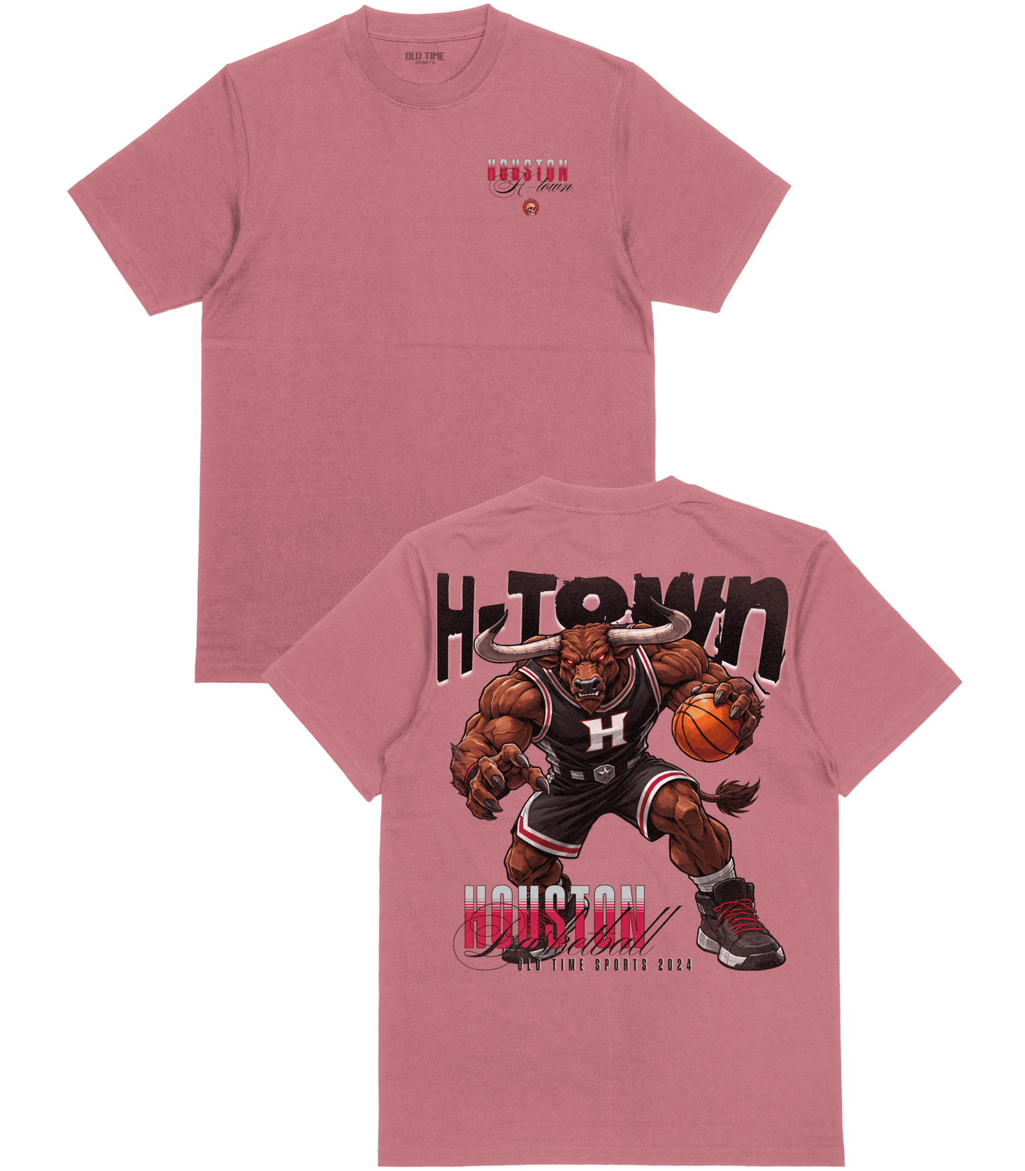 H - Town Basketball T-Shirt - Old Time Sports