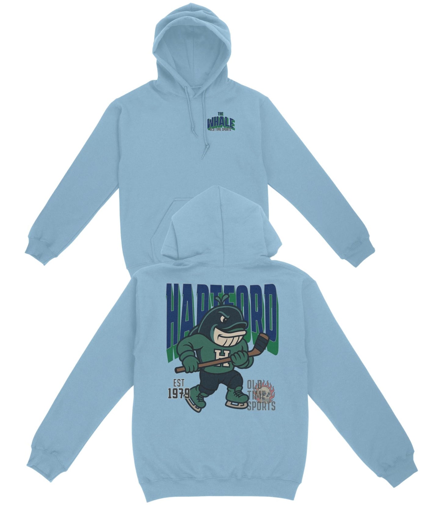 Hartford "The Whale" Hockey v1 Basic Hoodie