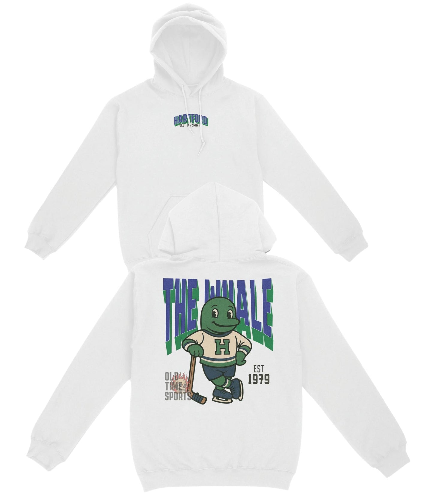 Hartford "The Whale" Hockey v2 Basic Hoodie