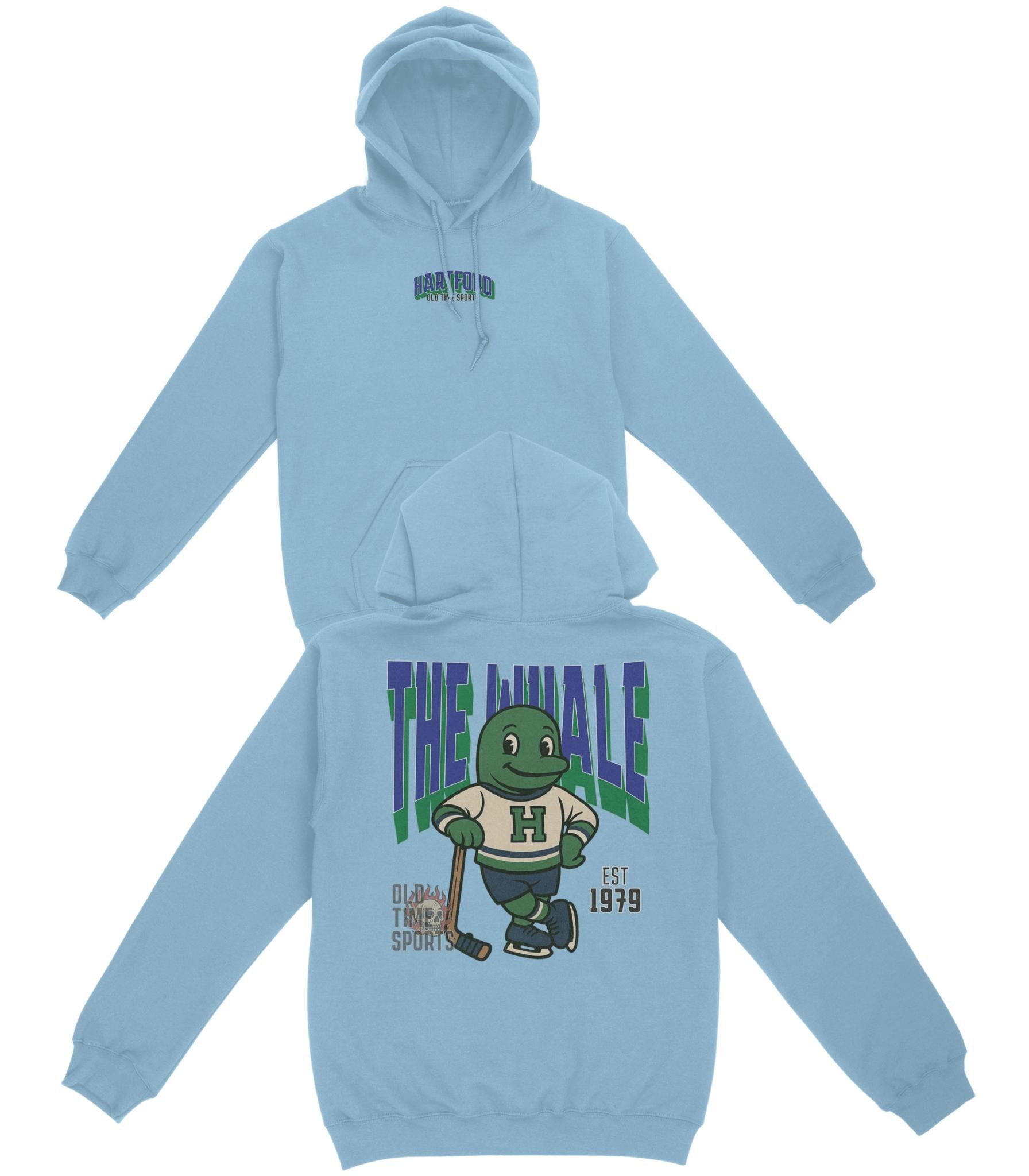 Hartford "The Whale" Hockey v2 Basic Hoodie
