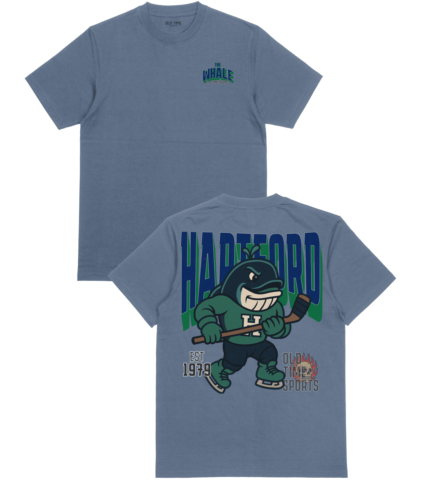 Hartford "The Whale" v1 Hockey T-Shirt - Old Time Sports