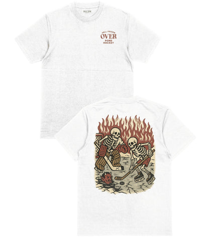 Hell Frozen Over Pond Hockey T-Shirt