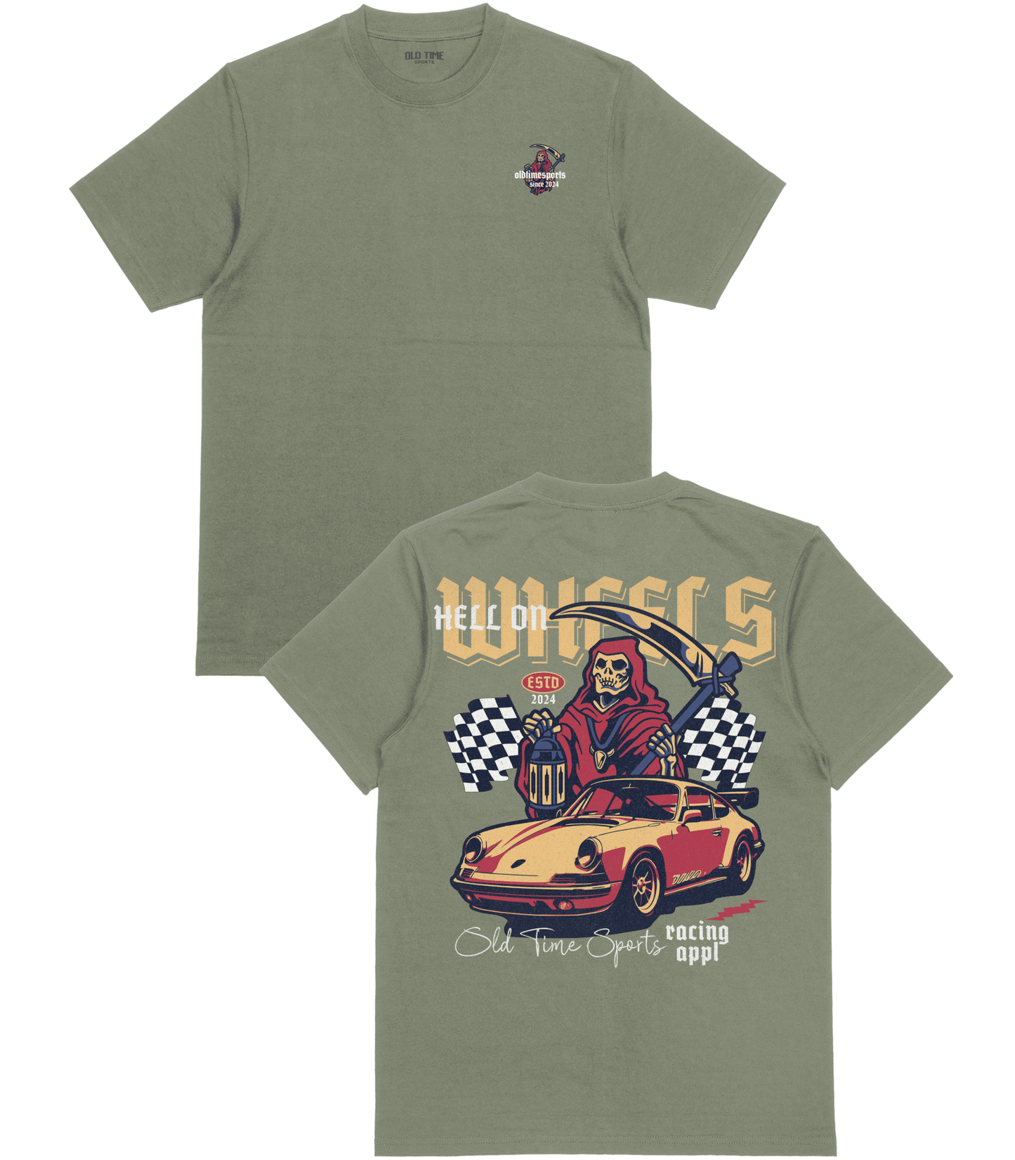 Hell on Wheels T-Shirt - Old Time Sports