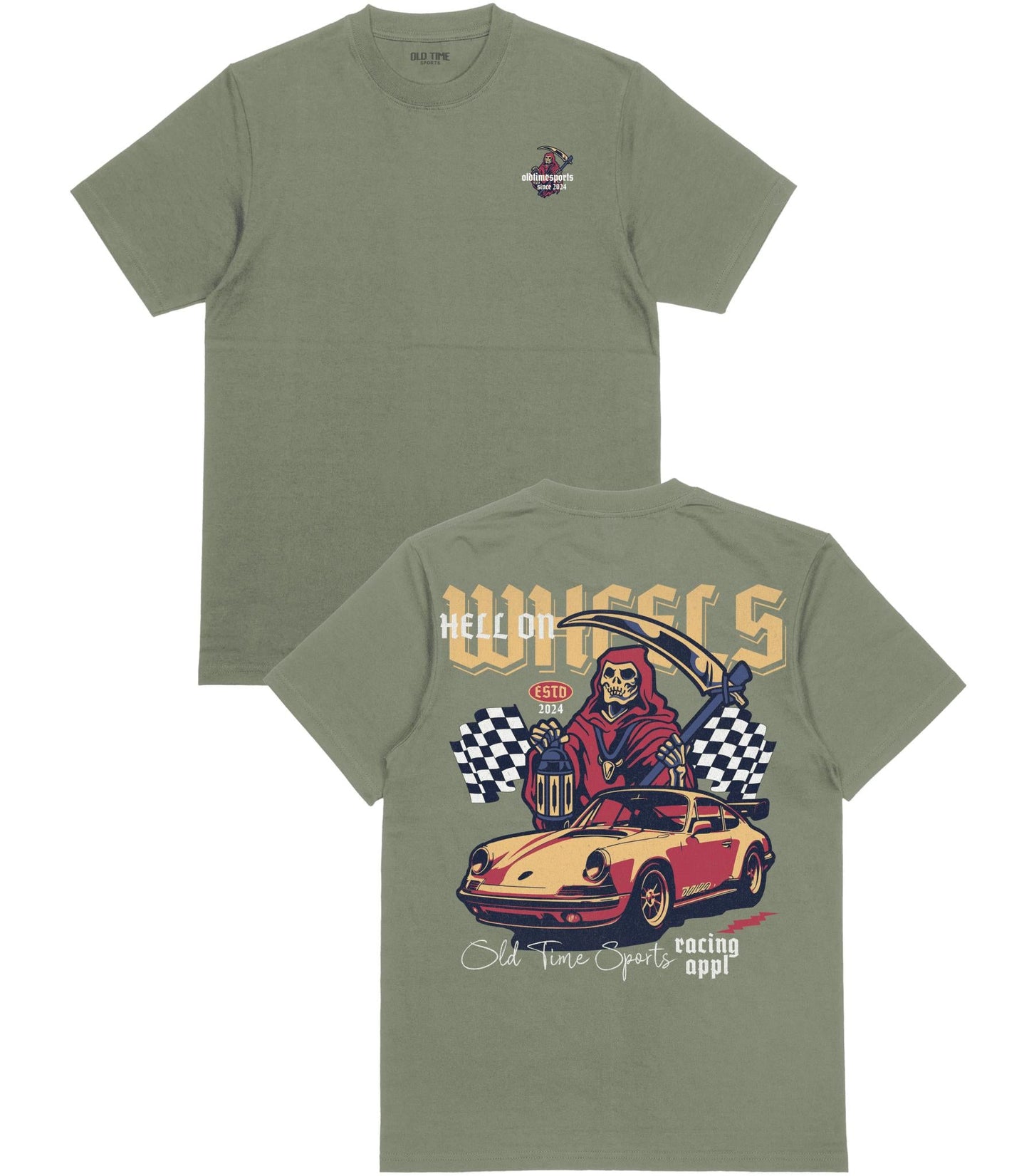 Hell on Wheels T-Shirt - Old Time Sports
