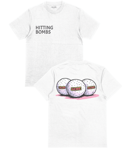 Hitting Bombs T-Shirt - Old Time Sports