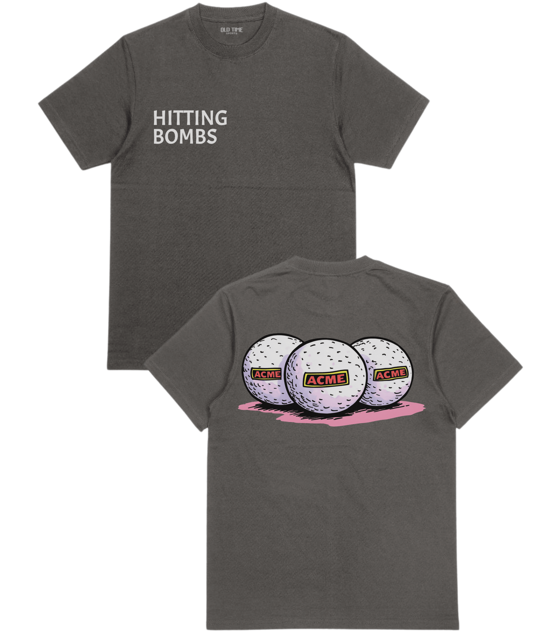 Hitting Bombs T-Shirt - Old Time Sports