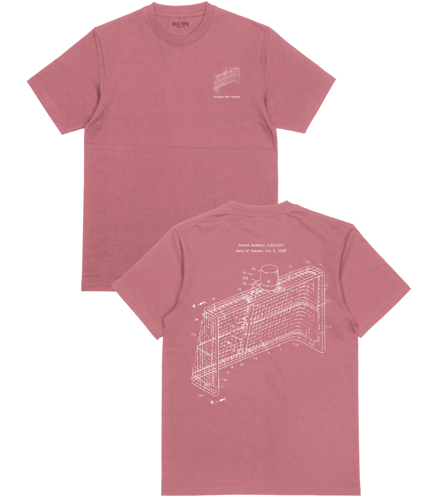 Hockey Net Patent T-Shirt - Old Time Sports