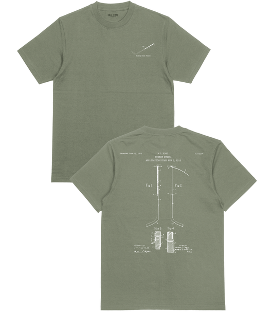 Hockey Stick Patent T-Shirt - Old Time Sports