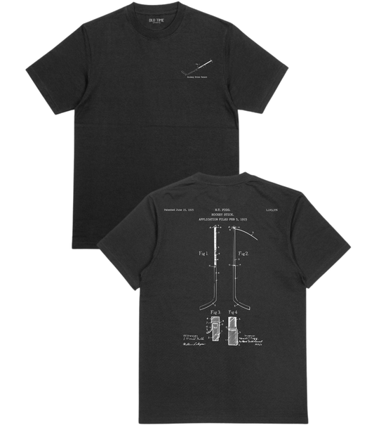 Hockey Stick Patent T-Shirt - Old Time Sports