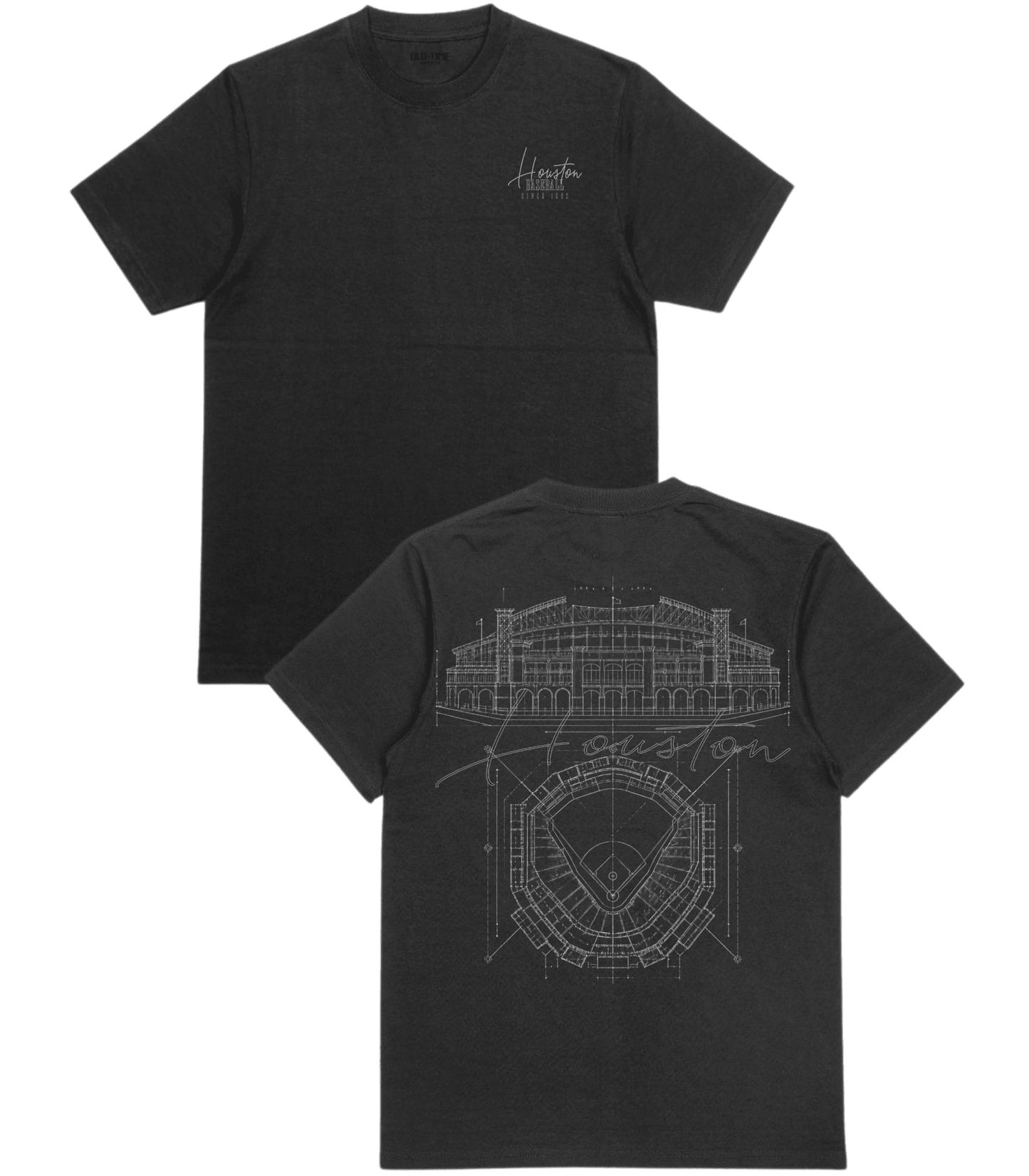 Houston Blueprints T-Shirt - Old Time Sports