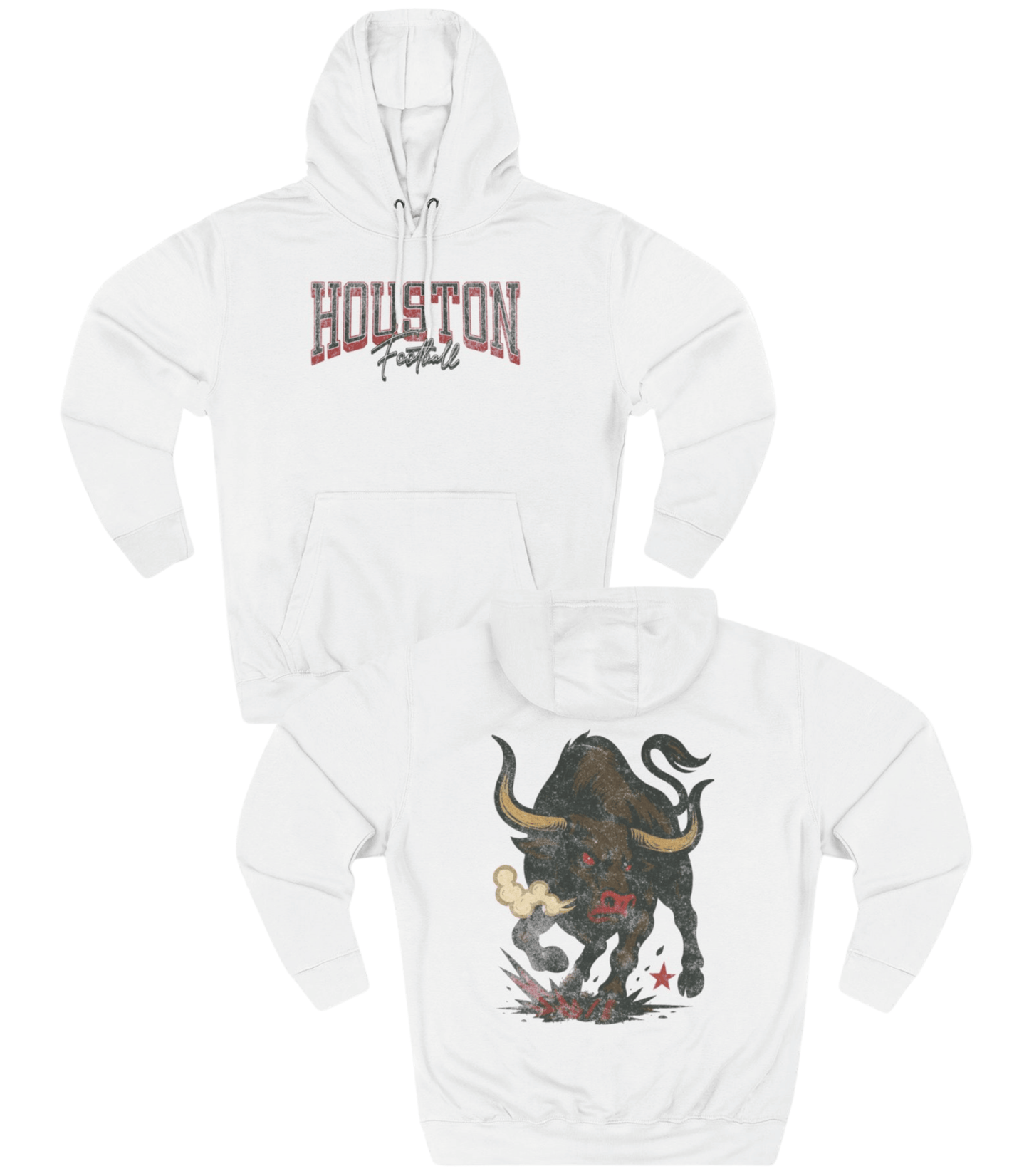 Houston Football Hoodie - Old Time Sports