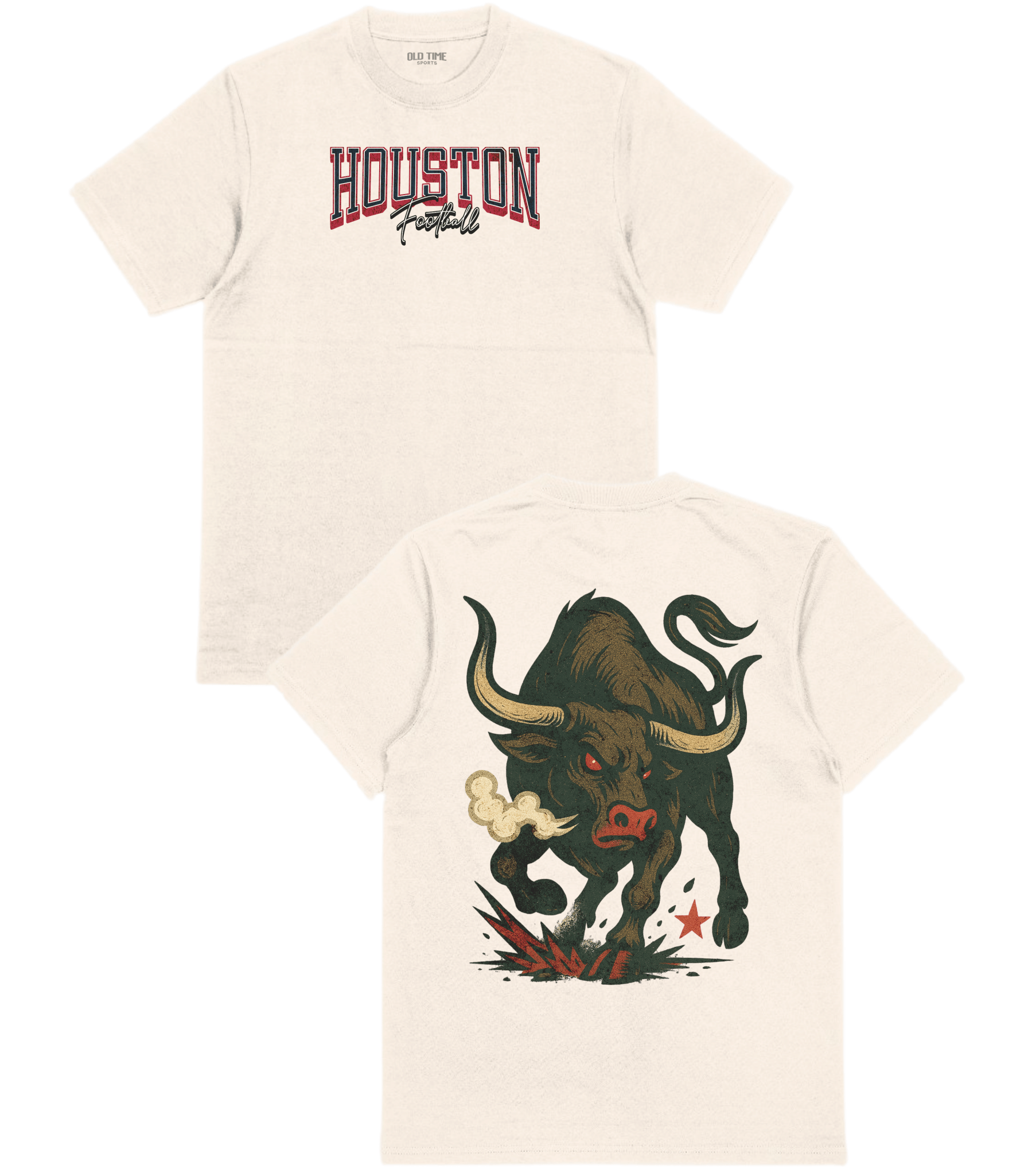 Houston Football T-Shirt - Old Time Sports