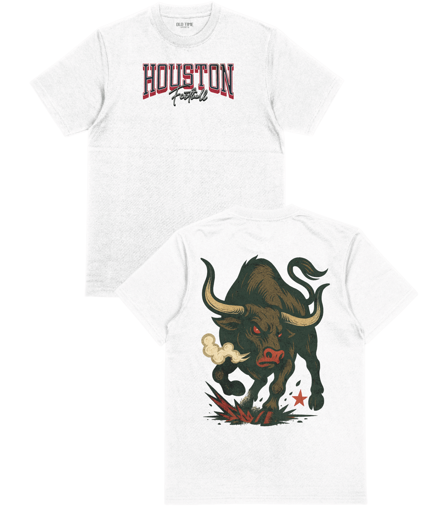 Houston Football T-Shirt - Old Time Sports