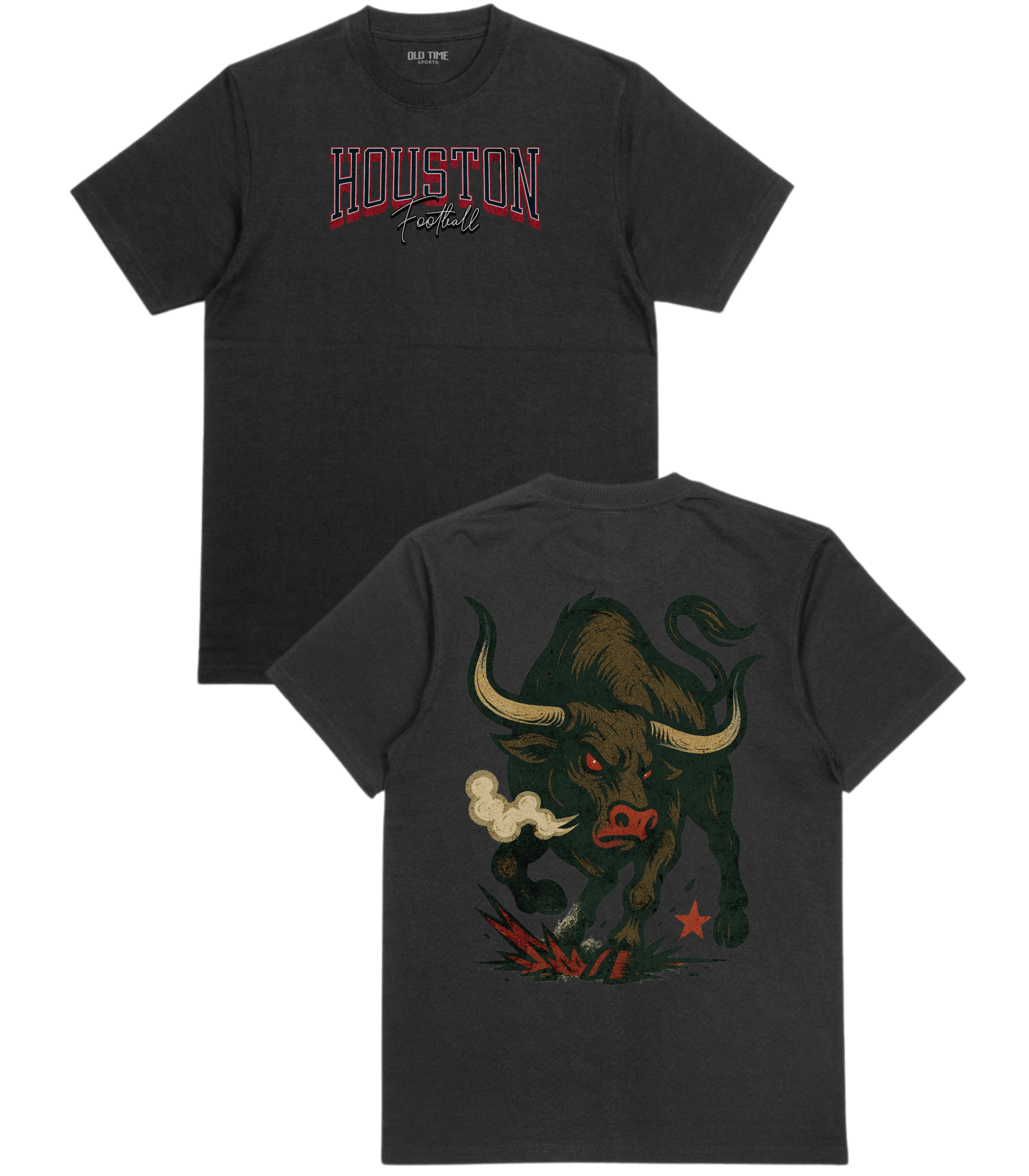 Houston Football T-Shirt - Old Time Sports