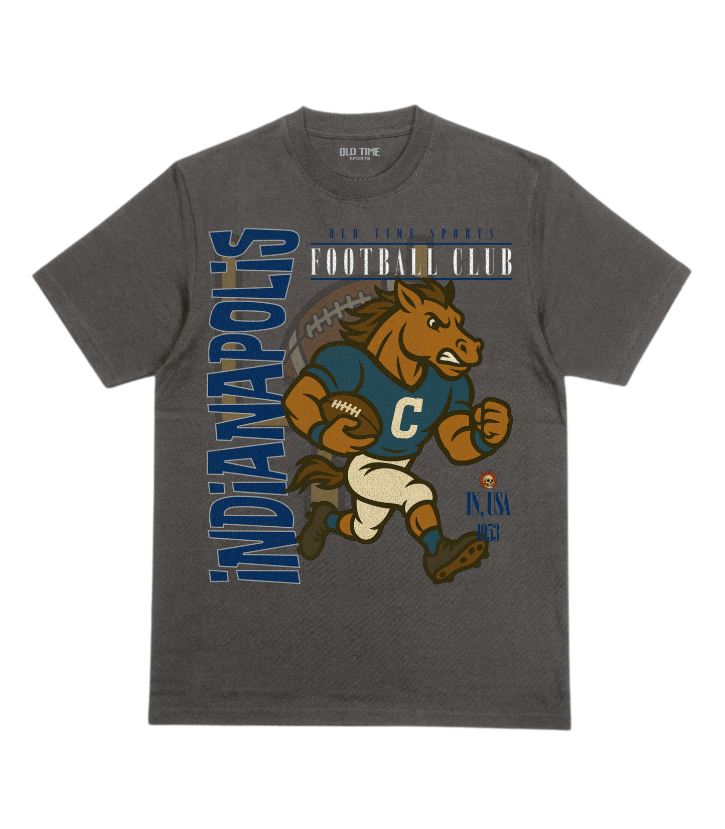 Indianapolis Football v2 T-Shirt - Old Time Sports