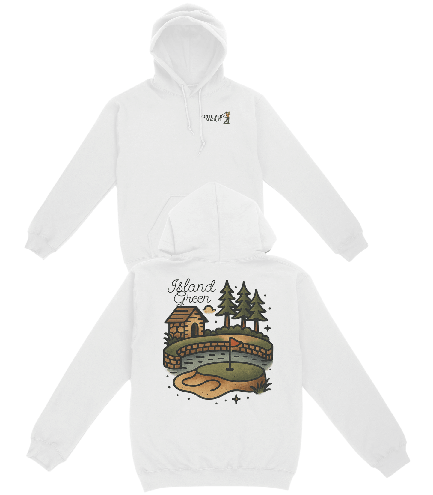 Island Green Basic Hoodie - Old Time Sports